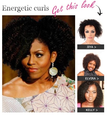 Michelle Curly Hairstyle
