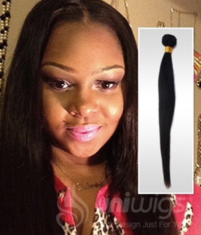 Natural Straight Remy Human Hair Weft