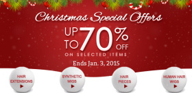 UniWigs Releases Special Offers for Christmas and New Products for Thinning Hair