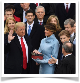 Trump and Women behind Him