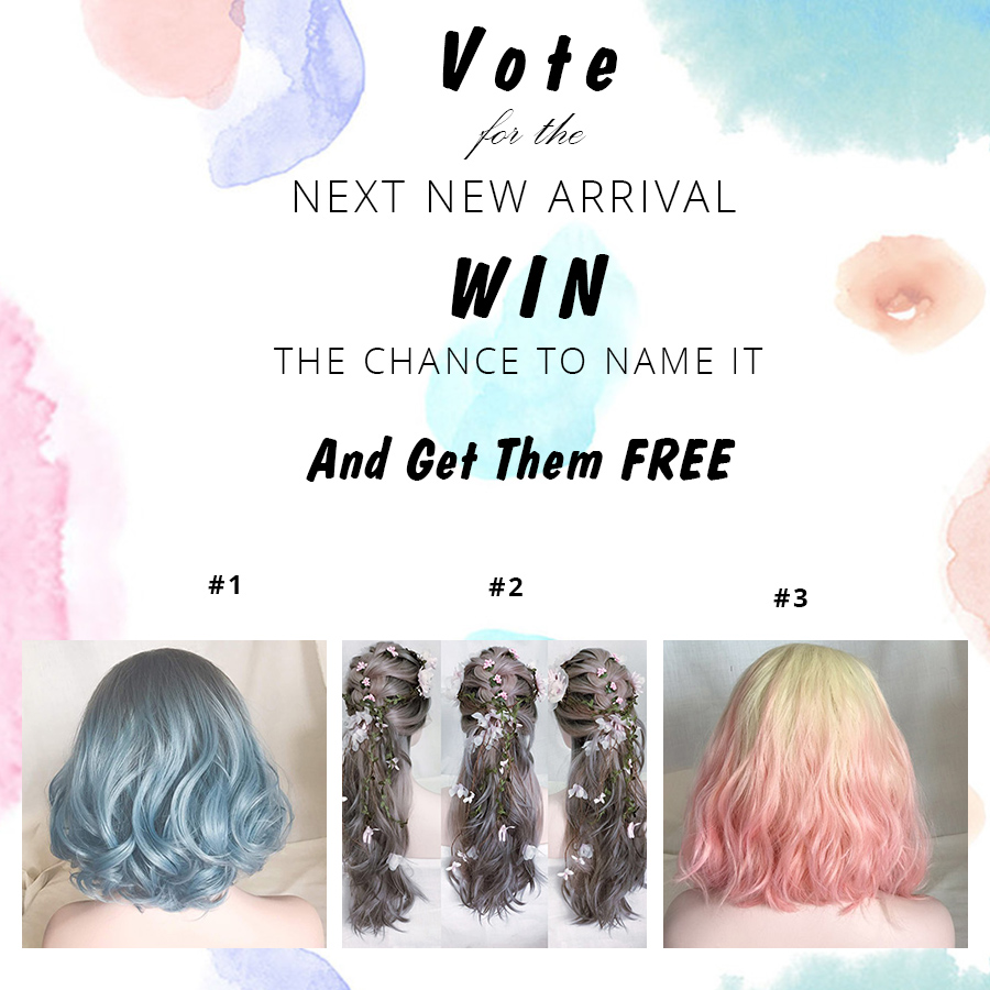 Vote, Win, Get – 3 Steps to Decide the New Arrival Trendy Wigs