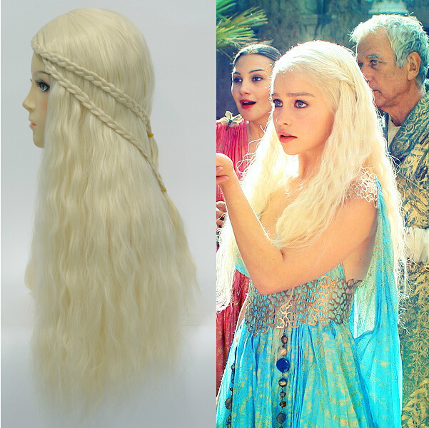 Cosplay-wig-Game-of-Thrones-Long-Wavy-Blonde-with-braid-Cosplay-Anime-wig-Daenerys-Targaryen-Mother