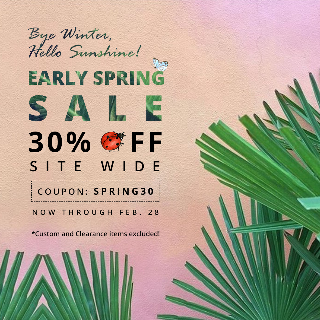 2018 early spring sale